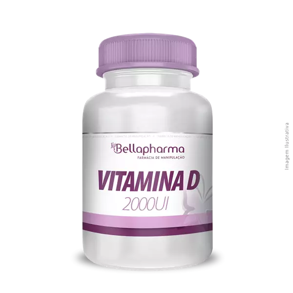 Vitamina D 2000 UI 30 Cápsulas