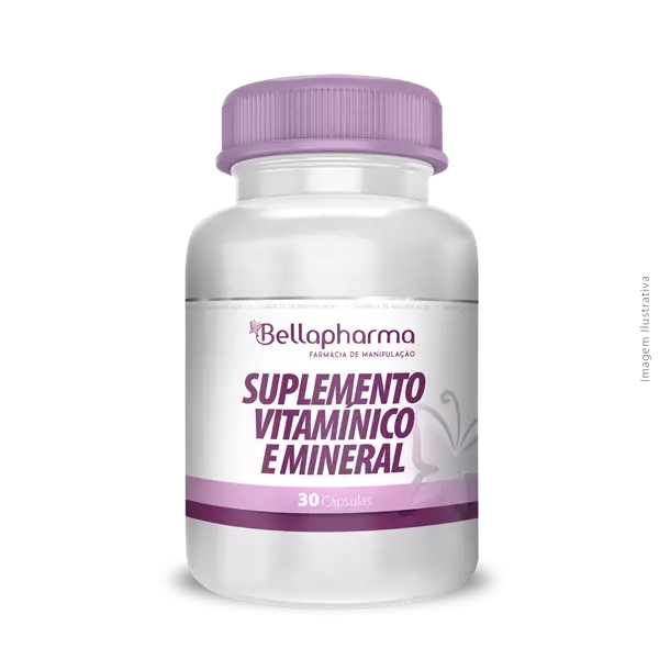 Suplemento Vitamínico e Mineral 30 Cápsulas