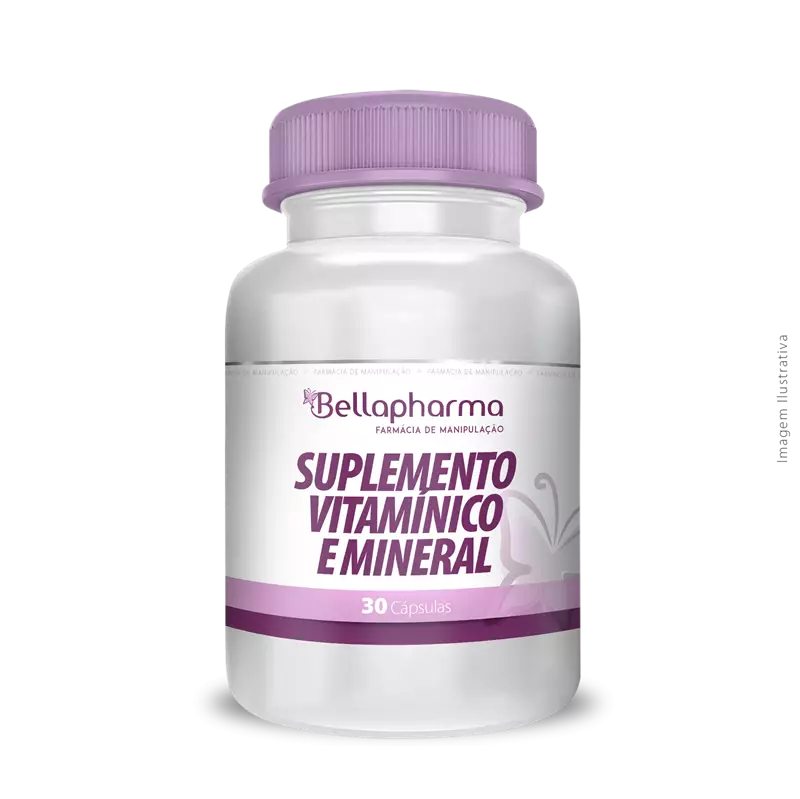 Suplemento Vitamínico e Mineral 30 Cápsulas