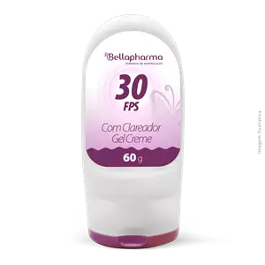 Protetor Solar FPS 30 com clareador Gel Creme 60g