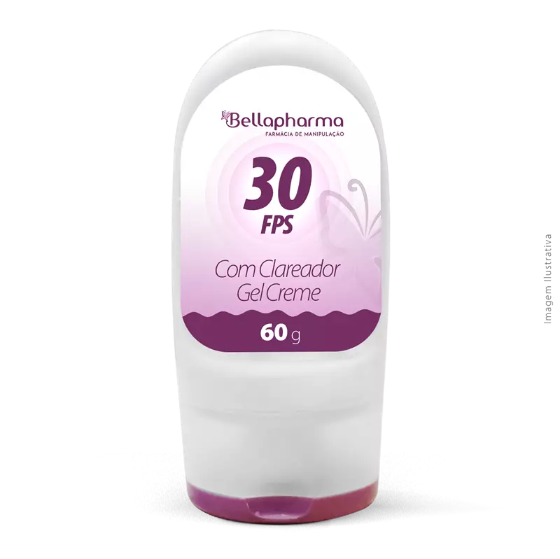 Protetor Solar FPS 30 com clareador Gel Creme 60g