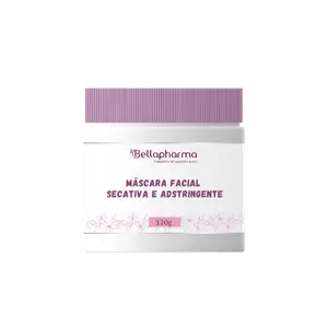Máscara secativa e adstringente