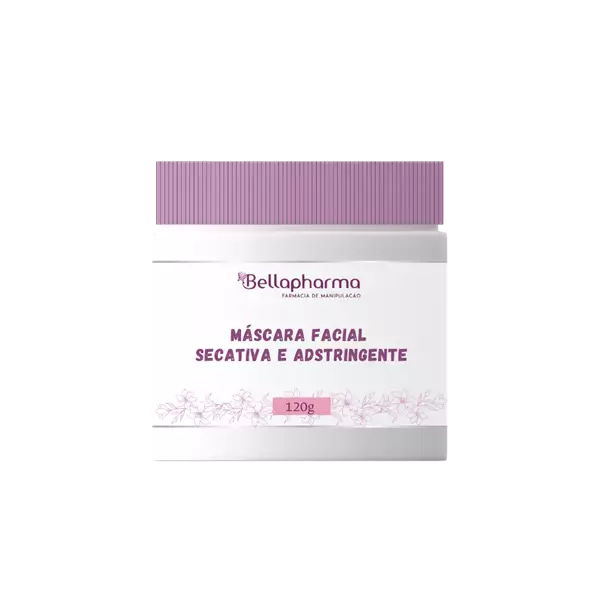 Máscara secativa e adstringente