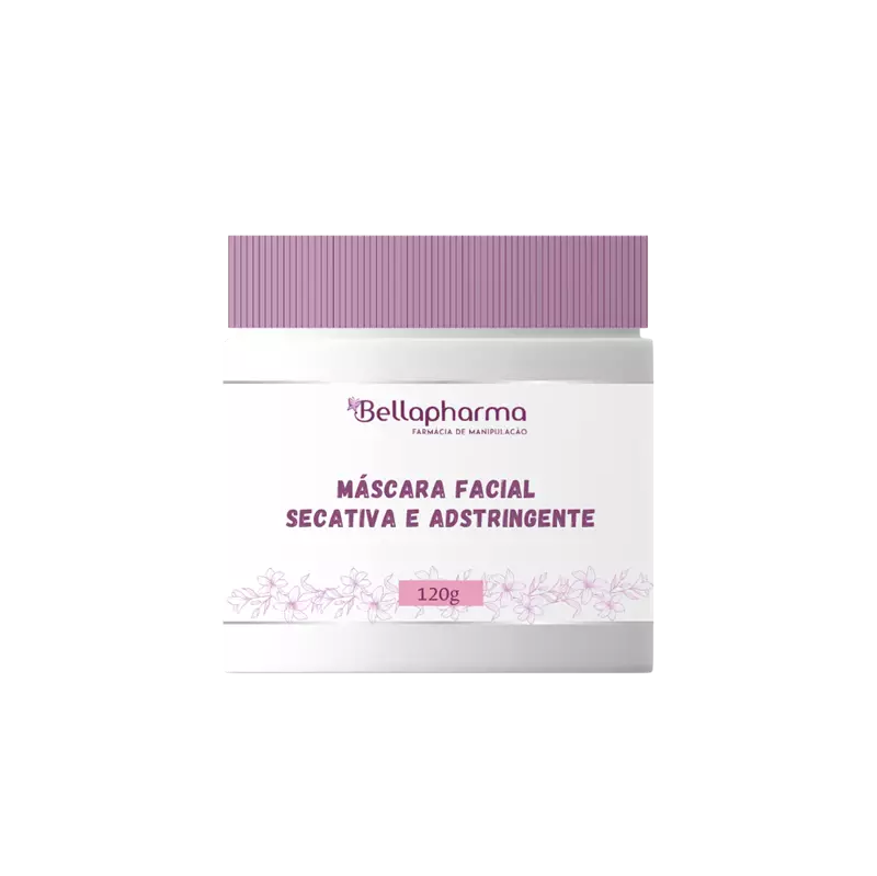 Máscara secativa e adstringente
