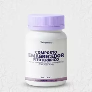 Composto Emagrecedor Fitoterápico 60 caps