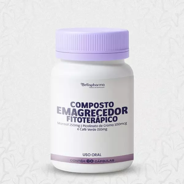 Composto Emagrecedor Fitoterápico 60 caps