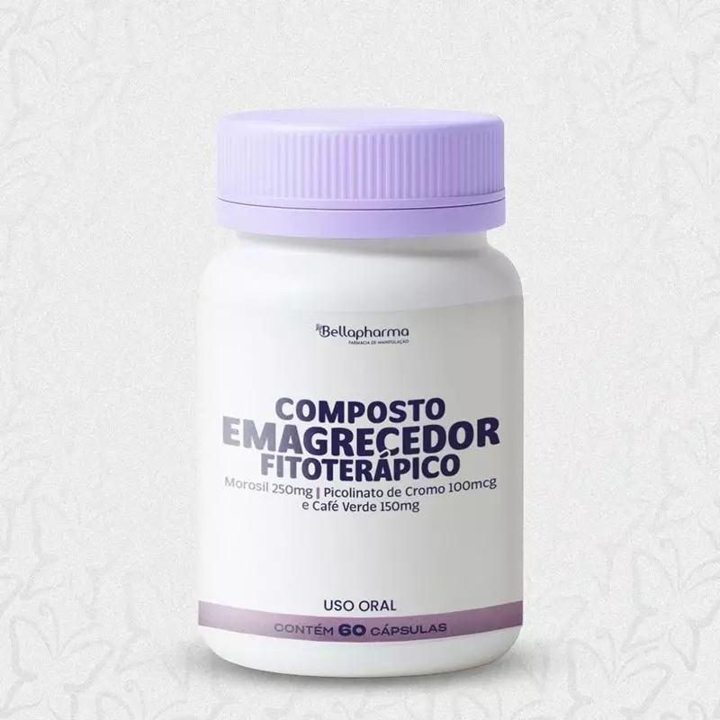 Composto Emagrecedor Fitoterápico 60 caps