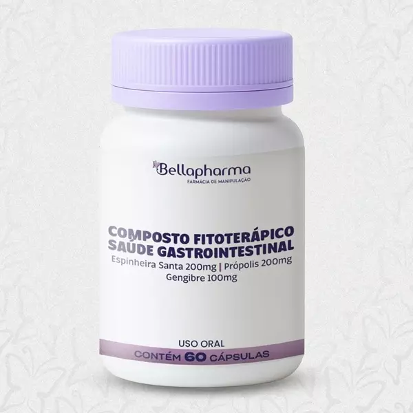 Composto Fitoterápico Saúde Gastrointestinal 60 caps
