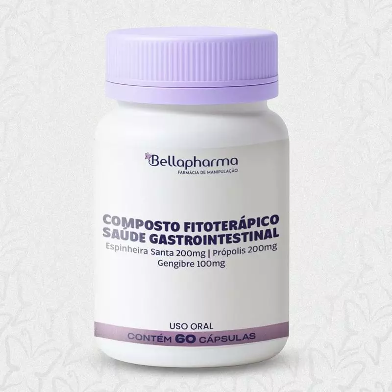 Composto Fitoterápico Saúde Gastrointestinal 60 caps