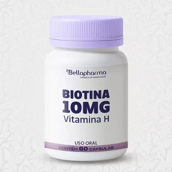 Biotina 10mg 30 cápsulas