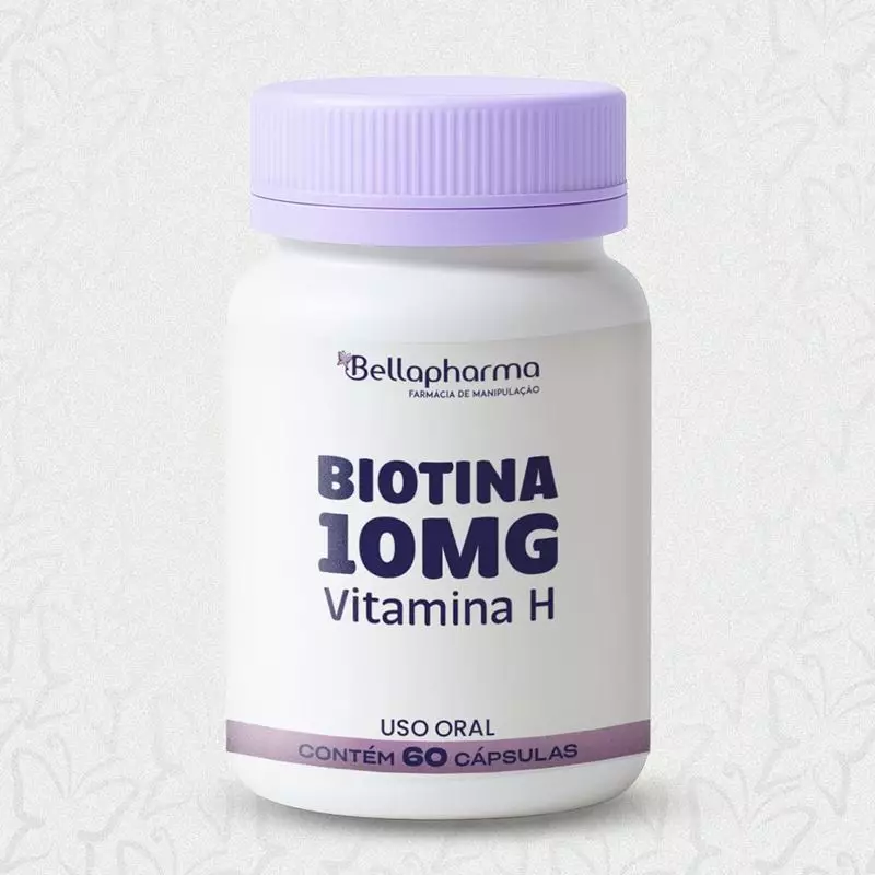 Biotina 10mg 30 cápsulas