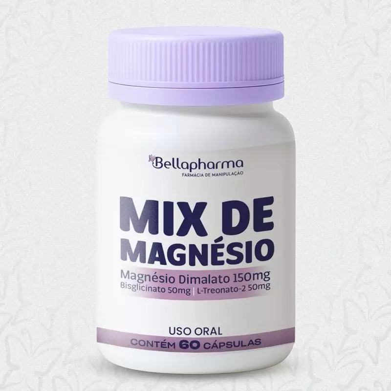 Mix de Magnésio 60 Caps