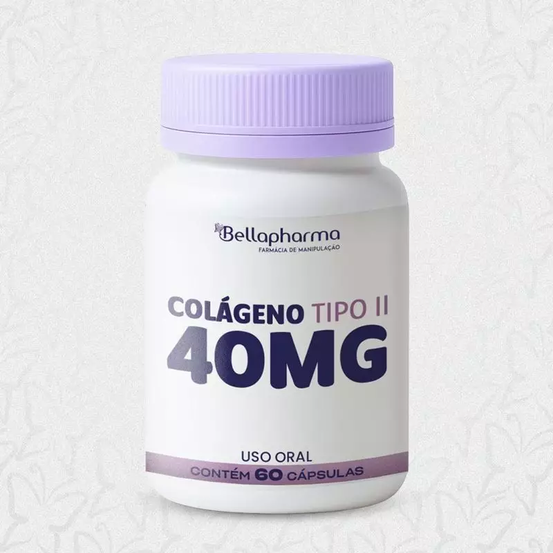 Colágeno UC II 40mg 30 Cápsulas