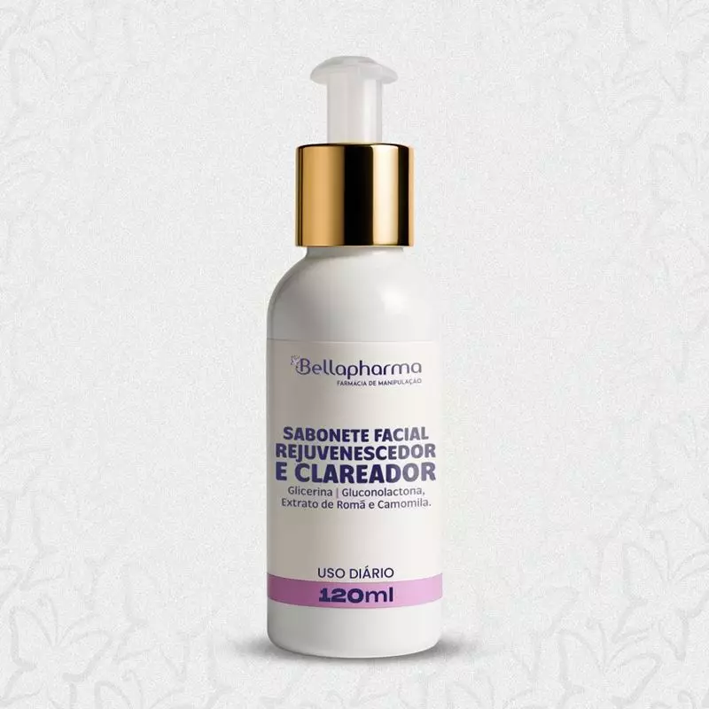 Sabonete Facial Rejuvenescedor e Clareador120ml